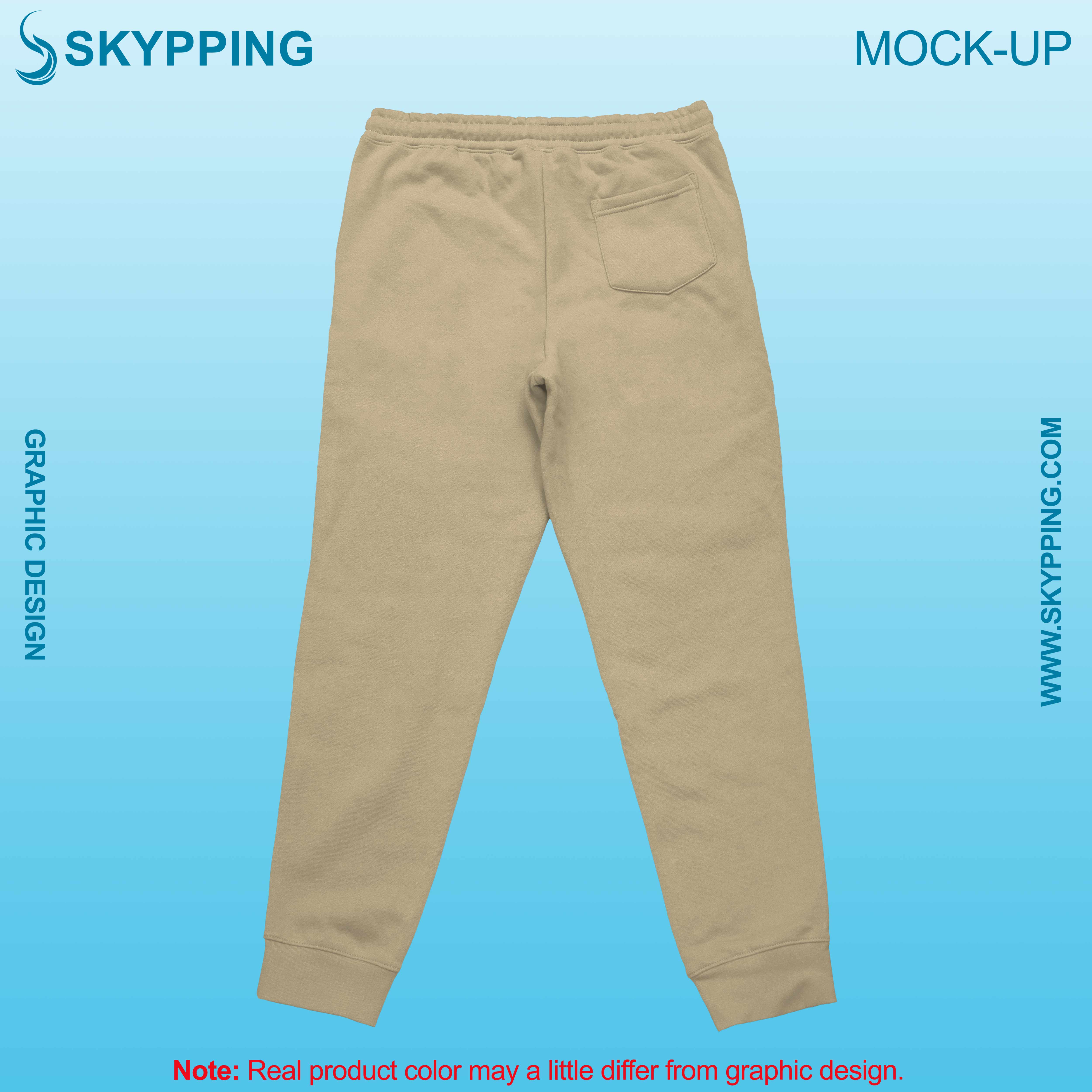 Sweatpant with Crossed Pocket and Ribbed Bottom